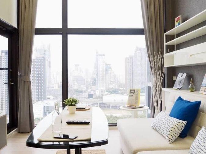 picture G7781💖中国客户，请加微信。(在联系方式的旁边)For rent Chewathai Residence Asoke Line ❤️💜@condopremium💜❤️Ready to move in ⬛🟨 📞 065 695 3645🟨⬛ - 4/8