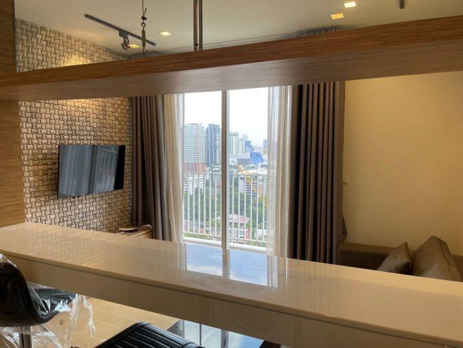 รูป Tel. 064-992-8997 Condo HQ Thonglor ใกล้รถไฟฟ้า BTS ทองหล่อ ขนาด 50 ตารางเมตร 1 ห้องนอน ชั้น22 ตกแต่งครบ - รูปที่ 5/12