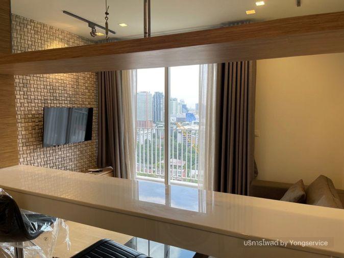 รูป Tel. 064-992-8997 Condo HQ Thonglor ใกล้รถไฟฟ้า BTS ทองหล่อ ขนาด 50 ตารางเมตร 1 ห้องนอน ชั้น22 ตกแต่งครบ - รูปที่ 5/12