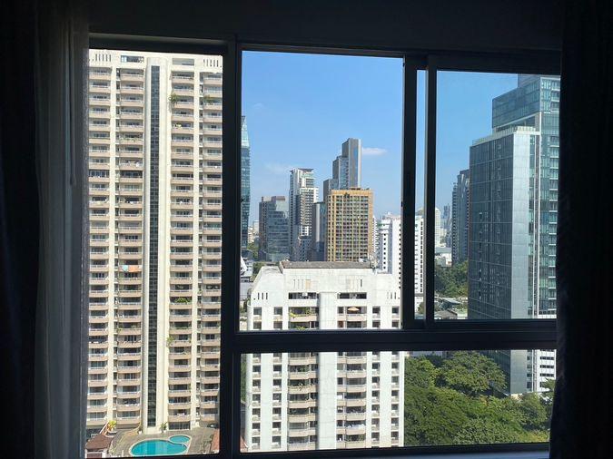 รูป Q Asoke | ให้เช่าห้อง 1 ห้องนอน ขนาดใหญ่สภาพดีมาก คอนโดติด MRT เพชรบุรี 0 เมตรและใกล้มศว - รูปที่ 7/7