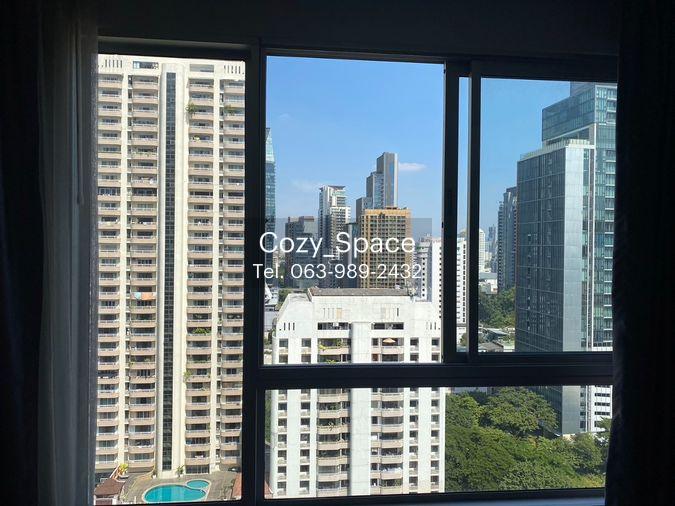 รูป Q Asoke | ให้เช่าห้อง 1 ห้องนอน ขนาดใหญ่สภาพดีมาก คอนโดติด MRT เพชรบุรี 0 เมตรและใกล้มศว - รูปที่ 7/7