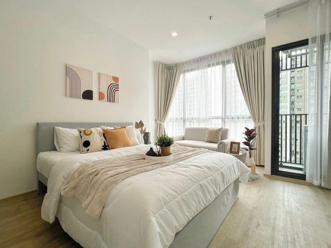 picture G7811💖中国客户，请加微信。(在联系方式的旁边)For rent The Rich Rama 9-Srinakarin Line ❤️💜@condopremium💜❤️Ready to move in ⬛🟨 📞 065 695 3645🟨⬛ - 1/7