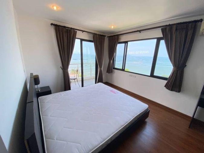 picture Condo for sale in Sriracha, Golden Coast, Building 2, sea view, corner room. - 4/10
