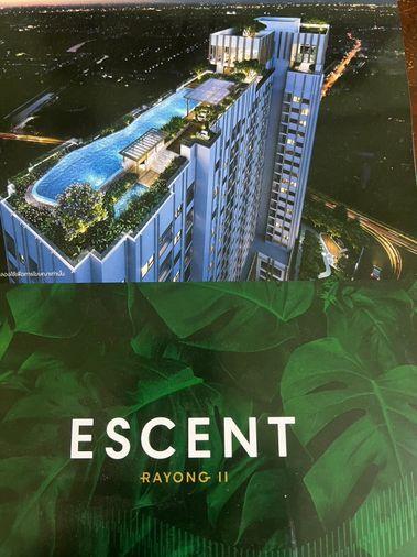 รูป  🏤 🏤 🏤ให้เช่า ESCENT Rayong 🏦 Escent 2 ชั้น 6วิวตลาดน้ำ🏤 🏤 🏤 - รูปที่ 17/18