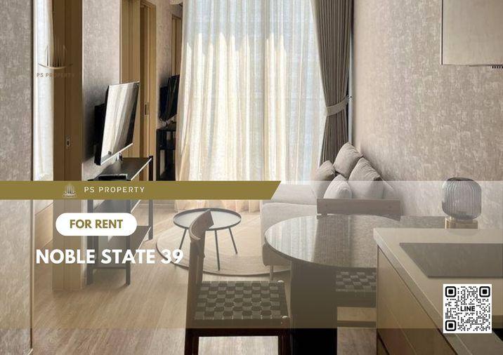 รูป ให้เช่า📌Noble State 39📌 ชั้น 23 วิวสวยโล่ง ห้องใหม่ตกแต่งสวยครบ พร้อมเฟอร์นิเจอร์ เครื่อใช้ไฟฟ้า - รูปที่ 1/11