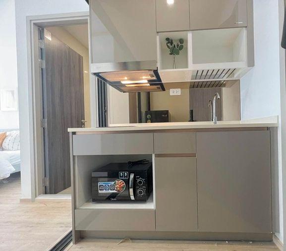 picture G7861💛中国客户，请加微信。(在联系方式的旁边)For rent The Rich Rama 9-Srinakarin Line ❤️💜@condopremium💜❤️Ready to move in ⬛🟨 📞 065 695 3645🟨⬛ - 6/10