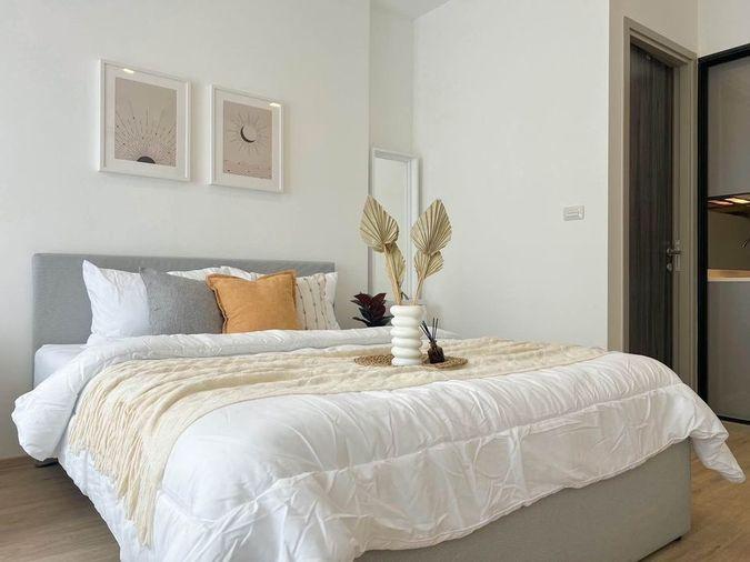 picture G7861💛中国客户，请加微信。(在联系方式的旁边)For rent The Rich Rama 9-Srinakarin Line ❤️💜@condopremium💜❤️Ready to move in ⬛🟨 📞 065 695 3645🟨⬛ - 1/10
