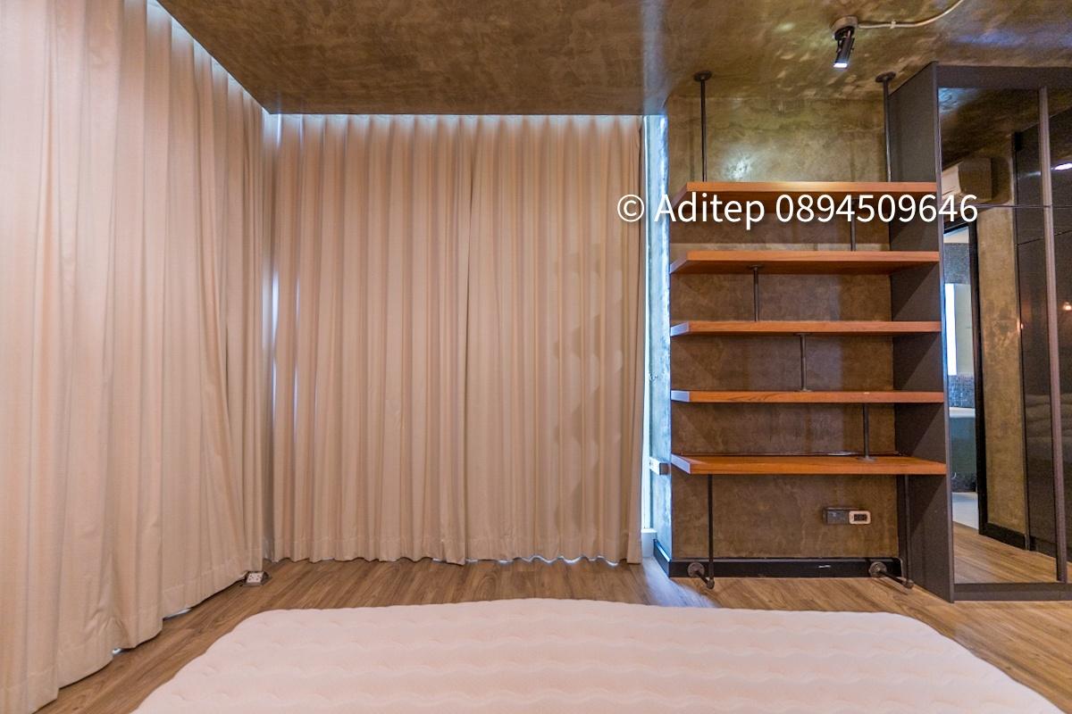 รูป ขายคอนโด The Room สาทร ถนนปั้น 2 ห้องนอน 2 ห้องน้ำ 78 ตรม. ห้องมุม ตกแต่งใหม่ Industrial Style ใกล้ BTS เซนต์หลุยส์ รร.กรุงเทพคริสเตียน  - รูปที่ 23/29