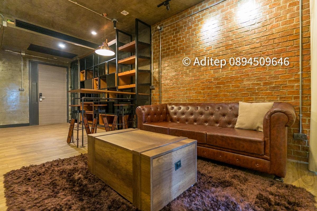 รูป ขายคอนโด The Room สาทร ถนนปั้น 2 ห้องนอน 2 ห้องน้ำ 78 ตรม. ห้องมุม ตกแต่งใหม่ Industrial Style ใกล้ BTS เซนต์หลุยส์ รร.กรุงเทพคริสเตียน  - รูปที่ 1/29