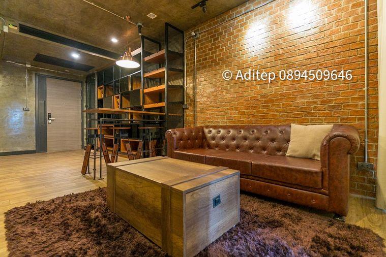 รูป ขายคอนโด The Room สาทร ถนนปั้น 2 ห้องนอน 2 ห้องน้ำ 78 ตรม. ห้องมุม ตกแต่งใหม่ Industrial Style ใกล้ BTS เซนต์หลุยส์ รร.กรุงเทพคริสเตียน  - รูปที่ 1/29