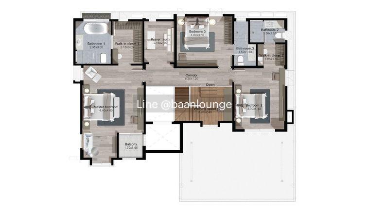 picture Nantawan Rama 9 - New Krungthepkreetha 2 floors size 106.5 square wah - 44/44