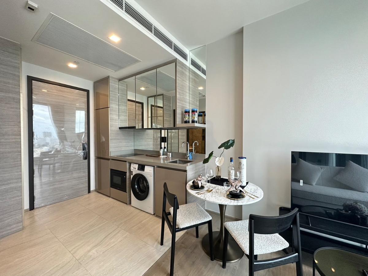 รูป T1467 คอนโดให้เช่า The Crest Park Residences ห้องสวย เฟอร์ครบ มีเครื่องซักผ้า ราคาพิเศษ  - รูปที่ 4/6
