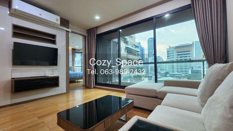 รูป The Address Sathorn 12 | ให้เช่าห้อง 2 นอน ตกแต่งแบบน่าอยู่ เปลี่ยนแอร์ใหม่ ห้องกว้าง ทำเลสะดวกสบาย - รูปที่ 2/12