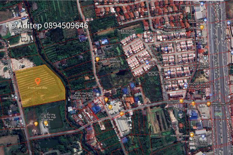 รูป ขายที่ดินราชพฤกษ์ เกือบ 9 ไร่ ที่ดินใกล้รถไฟฟ้าสายสีม่วง สถานีบางรักใหญ่ บางบัวทอง เข้าออกได้ 2 ทาง ทั้งทางถนนรัตนาธิเบศร์ และถนนราชพฤกษ์ - รูปที่ 24/24