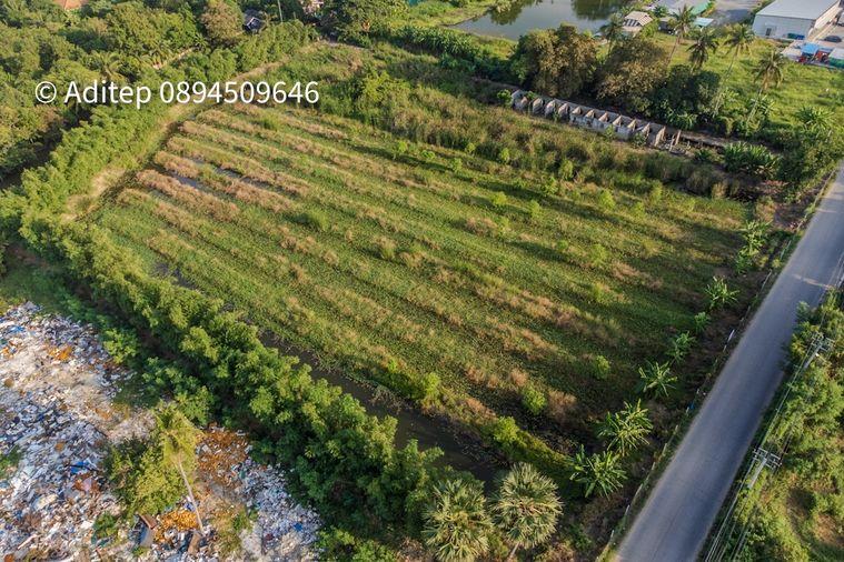 รูป ขายที่ดินราชพฤกษ์ เกือบ 9 ไร่ ที่ดินใกล้รถไฟฟ้าสายสีม่วง สถานีบางรักใหญ่ บางบัวทอง เข้าออกได้ 2 ทาง ทั้งทางถนนรัตนาธิเบศร์ และถนนราชพฤกษ์ - รูปที่ 10/24