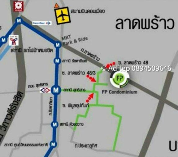 รูป ขาย แฟมิลี่ปาร์ค ลาดพร้าว 48 คอนโดล้านต้นๆ รถไฟฟ้า MRT สุทธิสาร ห้องสตูดิโอ 29 ตรม. ชั้น 5 วิวเมือง เฟอร์นิเจอร์ครบพร้อมอยู่ - รูปที่ 19/20