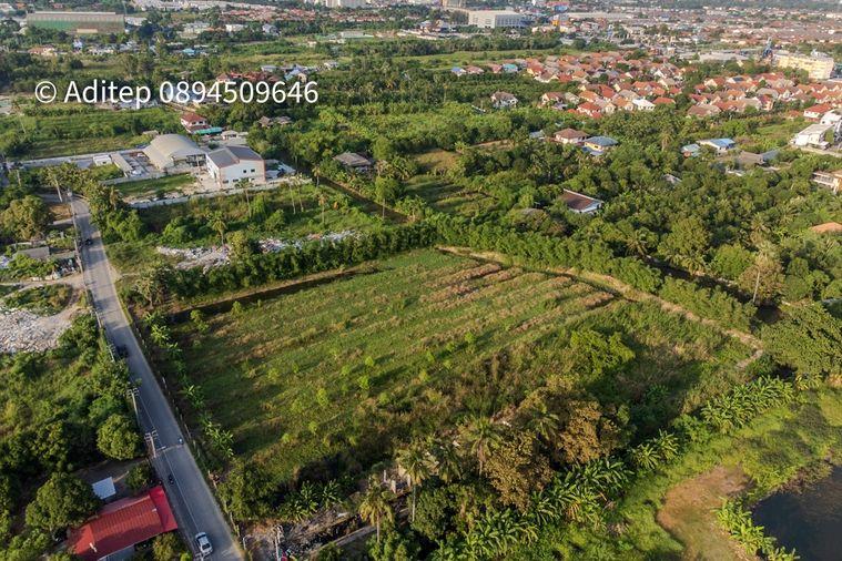 รูป ขายที่ดินราชพฤกษ์ เกือบ 9 ไร่ ที่ดินใกล้รถไฟฟ้าสายสีม่วง สถานีบางรักใหญ่ บางบัวทอง เข้าออกได้ 2 ทาง ทั้งทางถนนรัตนาธิเบศร์ และถนนราชพฤกษ์ - รูปที่ 17/24