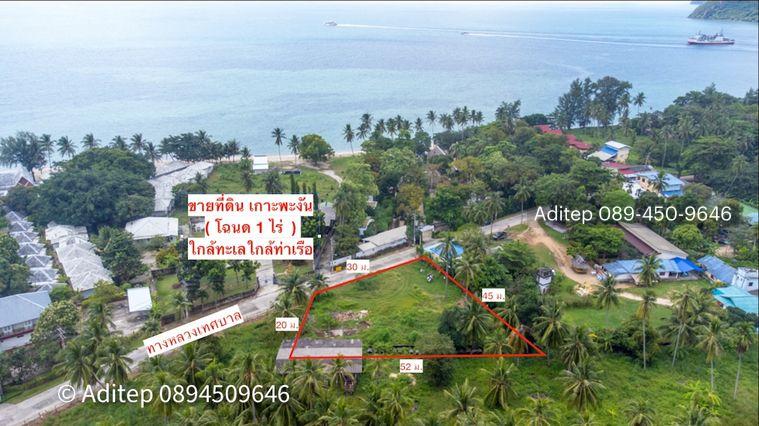 รูป ขายที่ดิน เกาะพะงัน สุราษฎร์ธานี โฉนด 1 ไร่ ติดถนนเลียบชายหาด ใกล้ทะเล ใกล้ท่าเรือท้องศาลา - รูปที่ 1/23