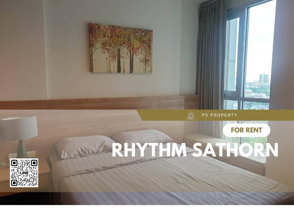 รูป ให้เช่า✨Rhythm Sathorn✨ห้องสวย เฟอร์นิเจอร์ เครื่องใช้ไฟฟ้าครบ ใกล้ BTS สุรศักดิ์ - รูปที่ 1/7