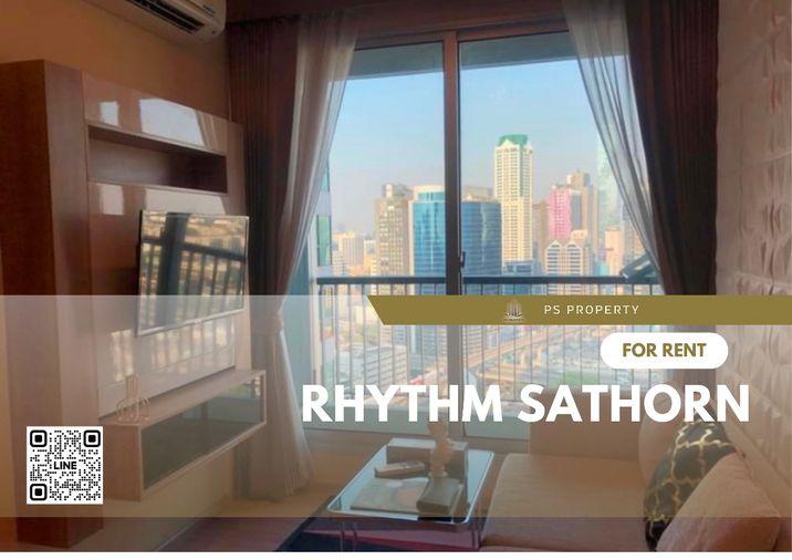 รูป ให้เช่า📣Rhythm Sathorn📣 ห้องใหม่ วิวสวย เฟอร์นิเจอร์ เครื่องใช้ไฟฟ้าครบ ใกล้ BTS  - รูปที่ 1/8