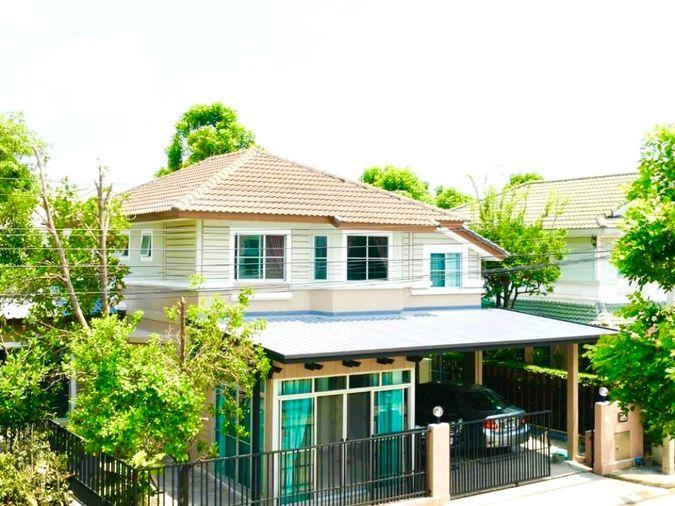 รูป ขายด่วน‼️บ้านเดี่ยว หมู่บ้านพฤกษ์ลดา ราชพฤกษ์ - ติวานนท์ 52 ตร.ว. 4 นอน 2 น้ำ 1 ห้องทำงาน จอดรถ 2 คัน / ต่อเติมห้องรับแขกและห้องครัวเพิ่ม ทำใหม่  - รูปที่ 1/39