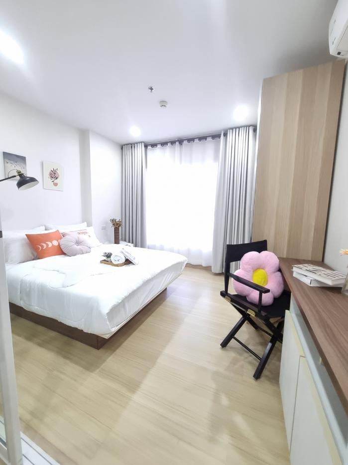 รูป ขายห้องกว้าง35ตรม.  ห้องป้ายแดง ขายขาดทุน3.59ล้าน #ติดmrt ราชมังฯ0เมตร เฟอร เครื่องใช้ไฟฟ้า ครบใหม่ ห้องไม่เคยอยู่จ้าด่วน ทักเราpaolin1 - รูปที่ 9/12