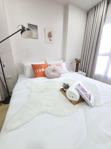 รูป ขายห้องกว้าง35ตรม.  ห้องป้ายแดง ขายขาดทุน3.59ล้าน #ติดmrt ราชมังฯ0เมตร เฟอร เครื่องใช้ไฟฟ้า ครบใหม่ ห้องไม่เคยอยู่จ้าด่วน ทักเราpaolin1 - รูปที่ 3/12
