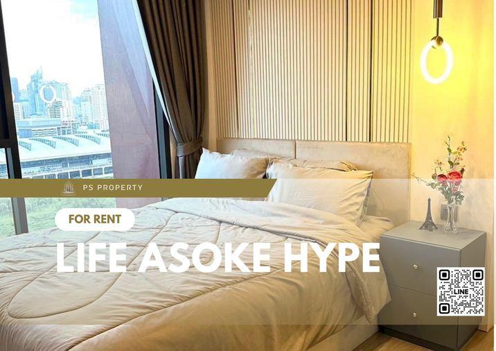 รูป ให้เช่า 🔺Life Asoke Hype🔺ONE BEDROOM Plus ห้องสวย บิ้วอิน ตกแต่งเฟอร์ครบ 🚝 ใกล้ MRT พระราม 9 300 เมตร - รูปที่ 1/10