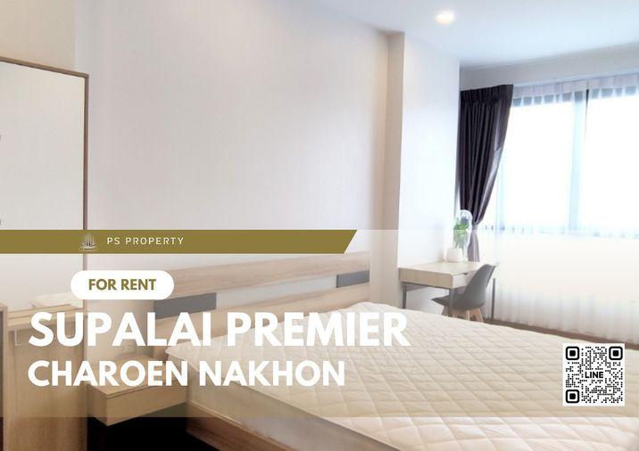 รูป ให้เช่า📌 Supalai Premier Charoen Nakhon📌 ติด BTS คลองสาน 0 เมตร ใกล้ Icon Siam เฟรอ์นิเจอร์ เครื่องใช้ไฟฟ้าครบ - รูปที่ 1/9