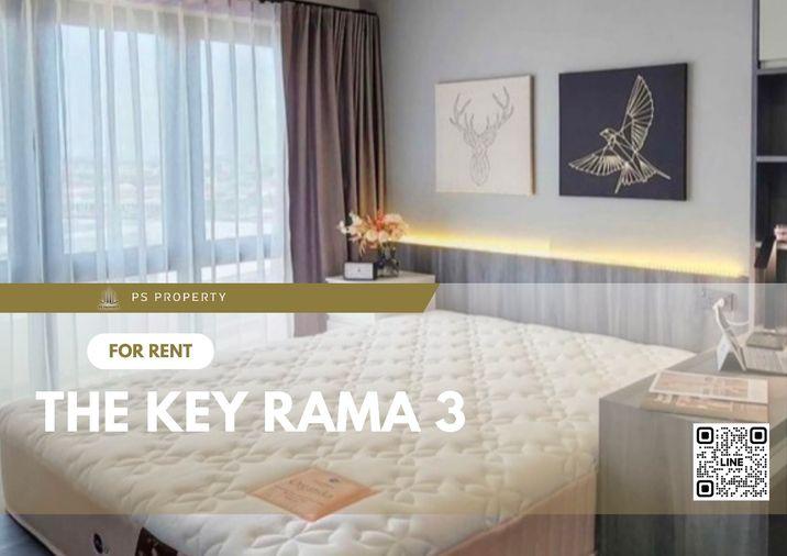 รูป ให้เช่า📣The Key Rama 3📣 ห้องสวยตกแต่งครบ เฟอร์นิเจอร์ เครื่องใช้ไฟฟ้าจัดเต็ม ใกล้ BTS ช่องนนทรี - รูปที่ 1/11