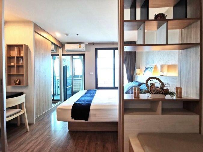picture For rent 📣U Delight Residence Riverfront Rama 3📣 Beautiful room, Chao Phraya River view, furniture, complete electrical appliances. - 3/10