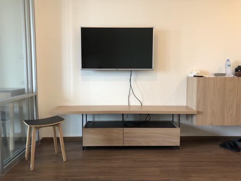 picture For rent📌U Delight Residence Riverfront📌 Beautiful room, Chao Phraya River view, furniture, complete electrical appliances. - 4/5
