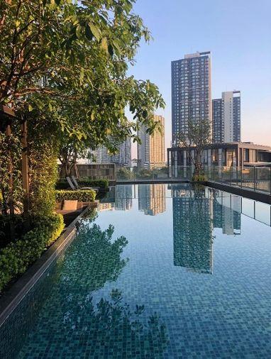รูป ให้เช่า📣The Base Park East Sukhumvit 77📣เฟอร์นิเจอร์ เครื่องใช้ไฟฟ้าครบ เดินทางสะดวกใกล้ BTS อ่อนนุช - รูปที่ 8/8