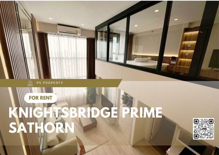 รูป ให้เช่า✨KnightsBridge Prime Sathorn✨ ห้องสวยตรงปก เฟอร์นิเจอร์ เครื่องใช้ไฟฟ้าครบ ใกล้ BTS ช่องนนทรี - รูปที่ 1/9