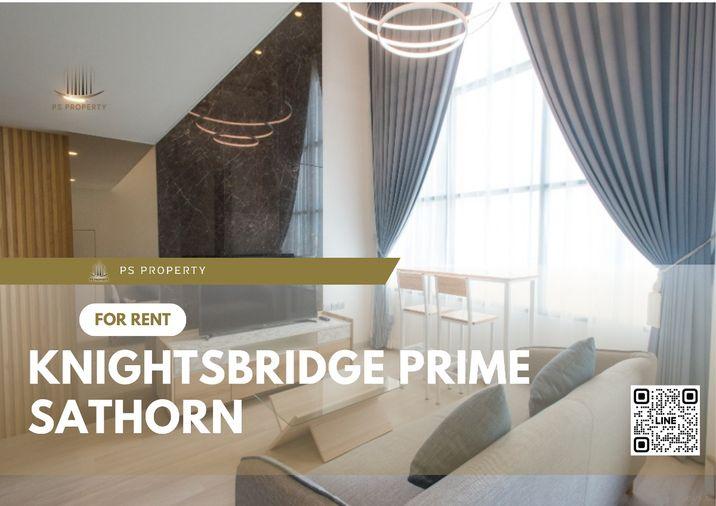 รูป ให้เช่า🔥KnightsBridge Prime Sathorn🔥 ทำเลดีใกล้ BTS ช่องนนทรี ตกแต่งสวยครบพร้อมเฟอร์นิเจอร์ และเครื่องใช้ไฟฟ้า - รูปที่ 1/8