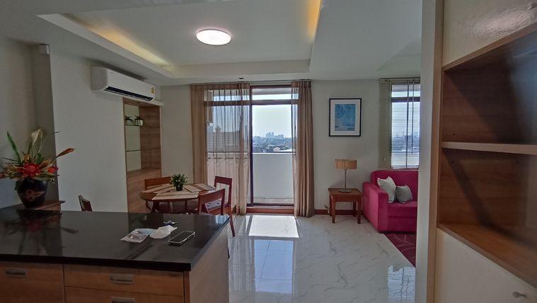 รูป The Roof Garden | ให้เช่า 1 ห้องนอนไซต์ ใหญ่ รีโนเวท ใหม่ทั้งห้อง ห้องอาบน้ำสวยใหม่ มีวอล์คอินตู้เสื้อผ้า วิวสวยสุดๆ - รูปที่ 9/13