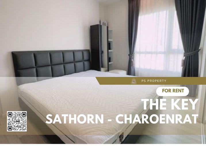 รูป ให้เช่า📣The Key Sathorn - Charoenrat📣วิวเอเชียทีค  เฟอร์นิเจอร์ เครื่องใช้ไฟฟ้าครบ ใกล้ BTS สุรศักดิ์ - รูปที่ 1/7