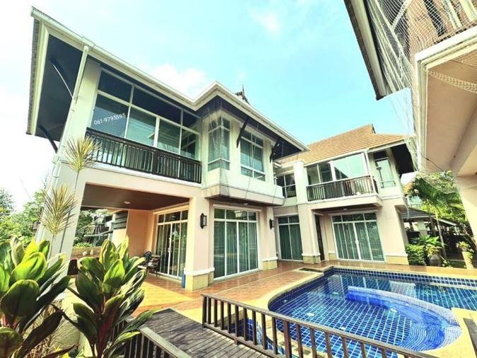รูป ขายบ้านเดี่ยว หลังใหญ่ ศรีราชา ม.ธาราปุระ ริมน้ำหนองค้อ ชลบุรี - รูปที่ 3/15