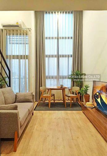 picture LineID: @Homelisting (With@) IDEO Asoke - Rama 9 (Duplex) (Nice Room) - 4/7