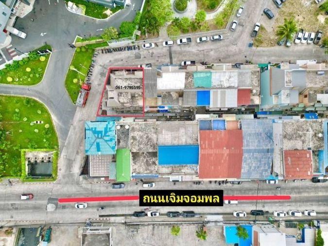รูป ตึกอาคารพาณิชย์มือสอง ศรีราชา 2คูหาครึ่ง หัวมุม ใกล้เกาะลอยศรีราชา ชลบุรี - รูปที่ 4/12