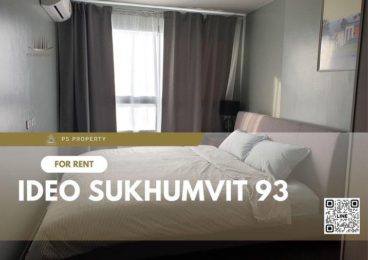 รูป ให้เช่า📣Ideo Sukhumvit 93📣 2 ห้องนอน 2 ห้องน้ำ เฟอร์นิเจอร์ เครื่องใช้ไฟฟ้าครบ ทำเลดีติดถนนสุขุมวิท - รูปที่ 1/17
