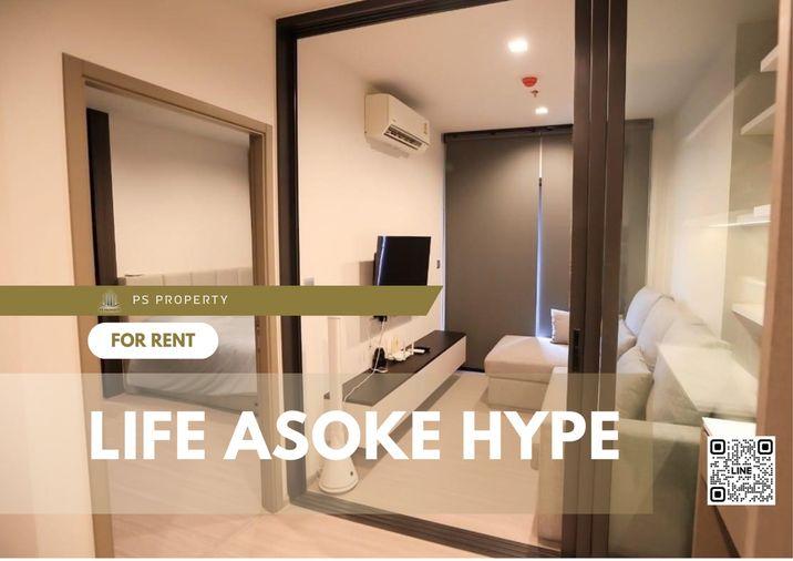 รูป ให้เช่า 🎈Life Asoke Hype🎈ห้องสวย บิ้วอิน ตกแต่งครบพร้อมเข้าอยู่ 🆓FREE WIFI 🚆ใกล้ MRT เพชรบุร - รูปที่ 1/6