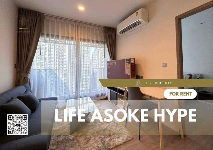 รูป ให้เช่า 📌Life Asoke Hype📌 ONE BEDROOM ห้องตกแต่งพร้อมเข้าอยู่ เฟอร์นิเจอร์และเครื่องใช้ไฟฟ้าครบ - รูปที่ 1/7