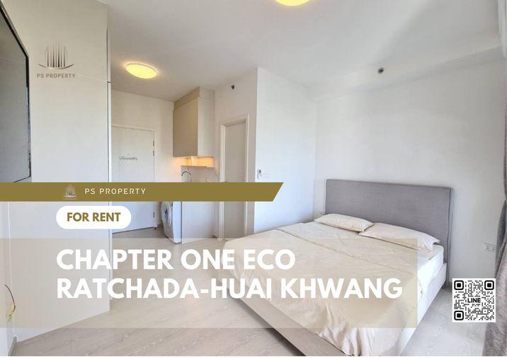 รูป ให้เช่า 🔥Chapter One Eco Ratchada-Huai Khwang🔥 ห้องสวย เฟอร์นิเจอร์และเครื่องใช้ไฟฟ้าครบ ตกแต่งพร้อมเข้าอยู่ - รูปที่ 1/9