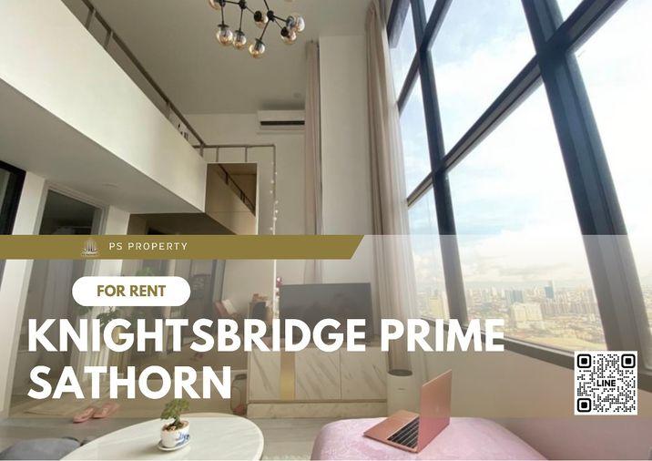 รูป ให้เช่า🔥Knightsbridge Prime Sathorn🔥 ห้อง Duplex ตกแต่งสวยครบพร้อมเฟอร์นิเจอร์และ เครื่องใช้ไฟฟ้า - รูปที่ 1/10