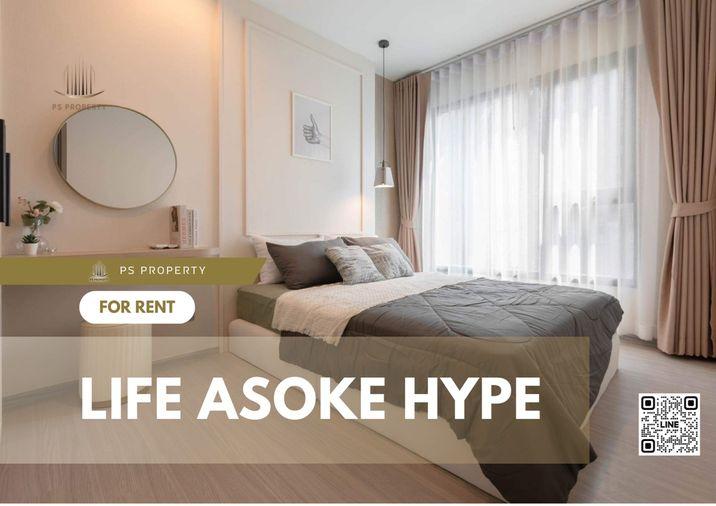 รูป ให้เช่า 📌🏙️Life Asoke Hype🏙️ 📌 ห้องสวย ตกแต่งบิ้วอินสวยมาก พร้อมเข้าอยู่ เฟอร์นิเจอร์และเครื่องใช้ไฟฟ้าครบ 🚆ใกล้ MRT พระราม 9 - รูปที่ 1/9