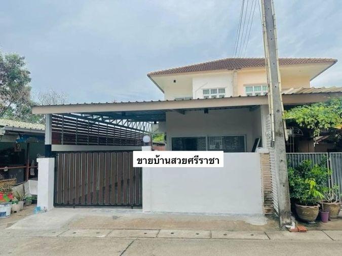 picture Second-hand semi-detached house in Sriracha, 2 floors, with furniture, nine kilometers zone, Sriracha, Chonburi - 1/20