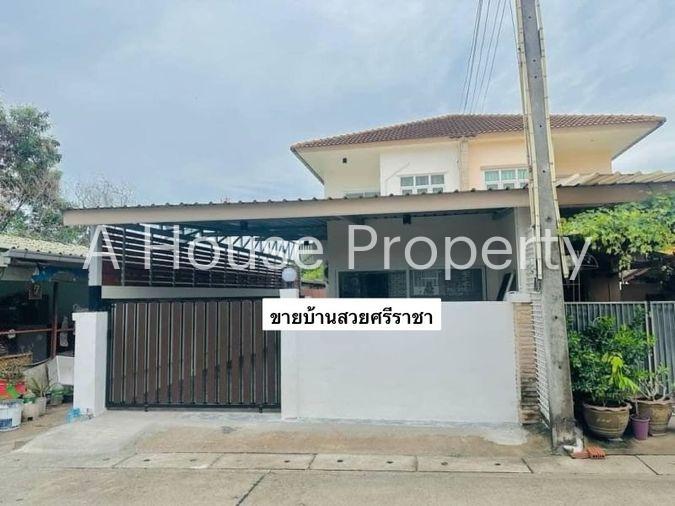 picture Second-hand semi-detached house in Sriracha, 2 floors, with furniture, nine kilometers zone, Sriracha, Chonburi - 1/20