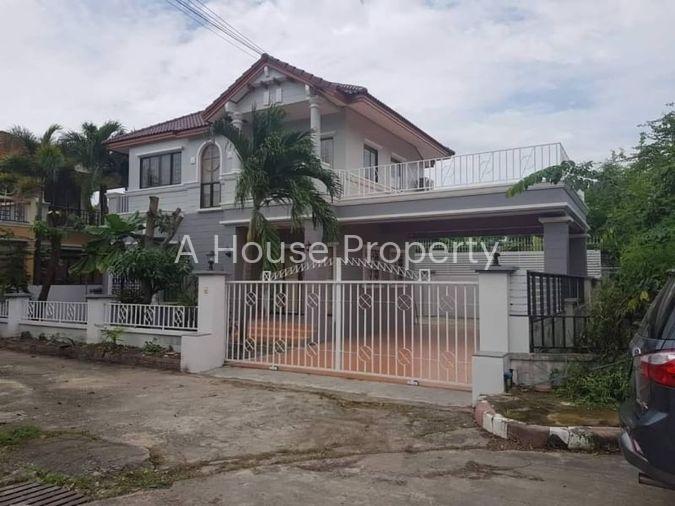 รูป บ้านเดี่ยวศรีราชา 2 ชั้น หมู่บ้านอัมพรเพลส ศรีราชา ชลบุรี - รูปที่ 1/8