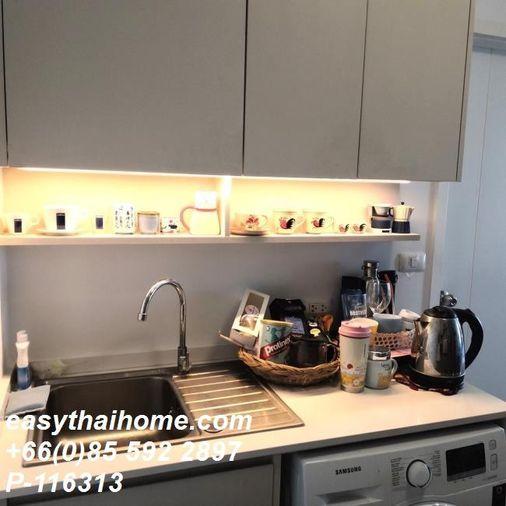 รูป P-116313 วิวเมืองสุดปัง! 1 นอน @ Chapter One Eco ห้วยขวาง ใกล้ MRT! | Line Id: @easythaihome | 085-592-2897 - รูปที่ 6/12